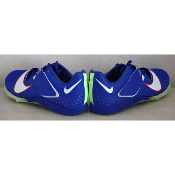 Nike CT0079-400 Men's 12.5 Women's 14 Blue Air Zoom Elite Long Jump Track Spikes - Picture 10 of 13